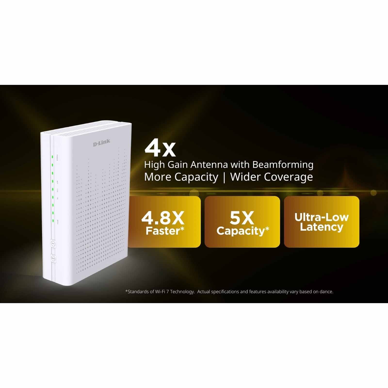 DLINK Wi-fi 7 Dual Band 10g Mesh Router DPN-BE7212GR-image 4