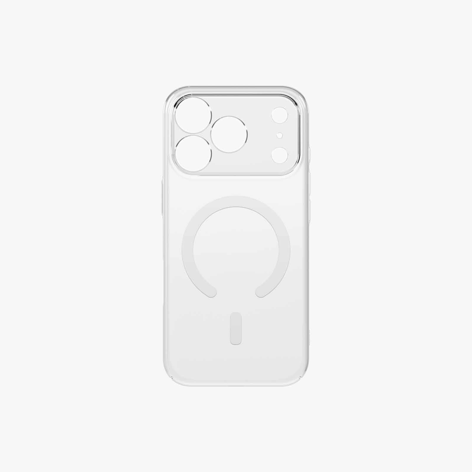 UNIQ Iphone 17 Pro (2025) 6.3 Magclick Charging Airsuit - Glossy Clear/white UNIQ-IP6.3P(2025)-ASMGCLRW-image 1