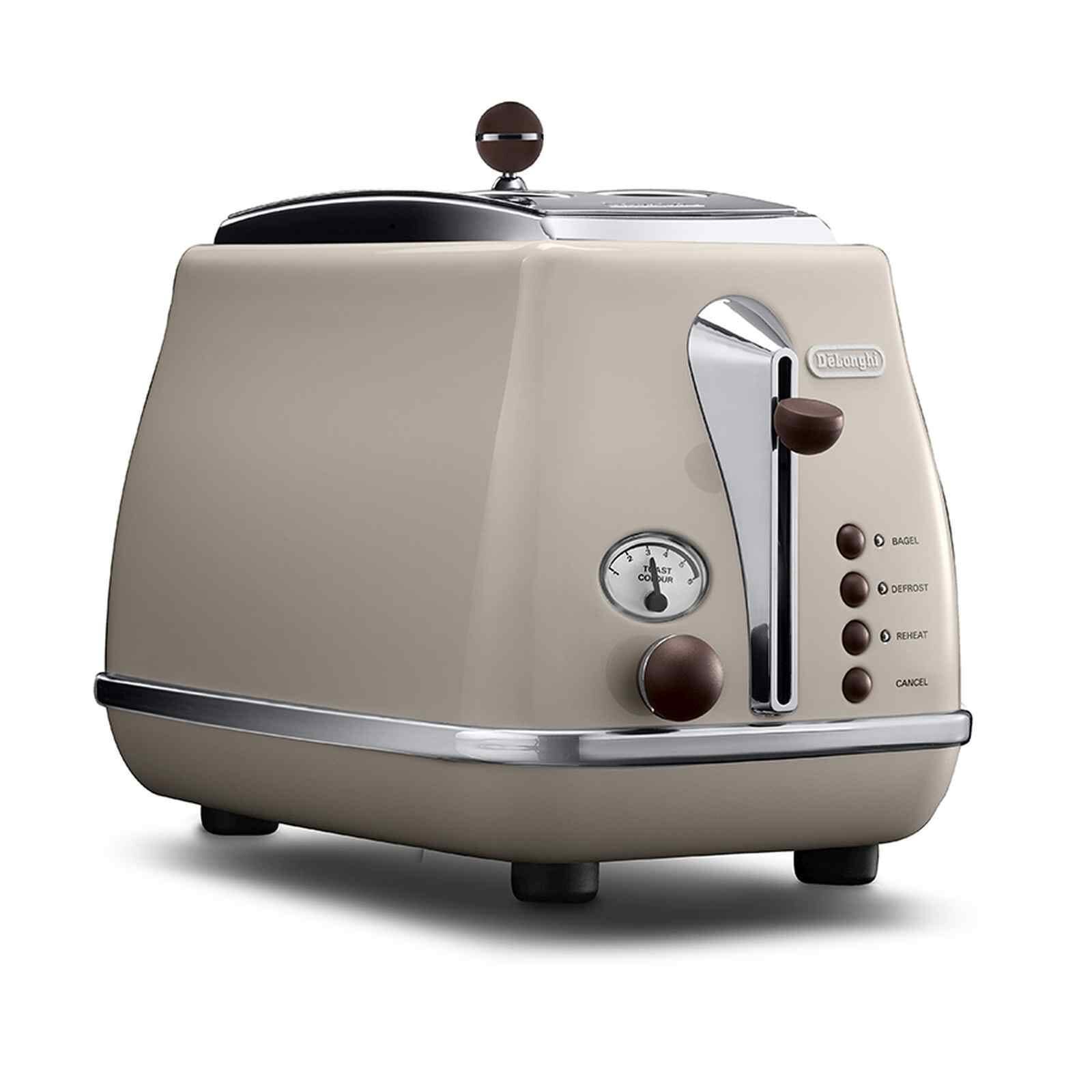 DELONGHI Icona Vintage Toaster With Lid CTOV2003.BG-image null