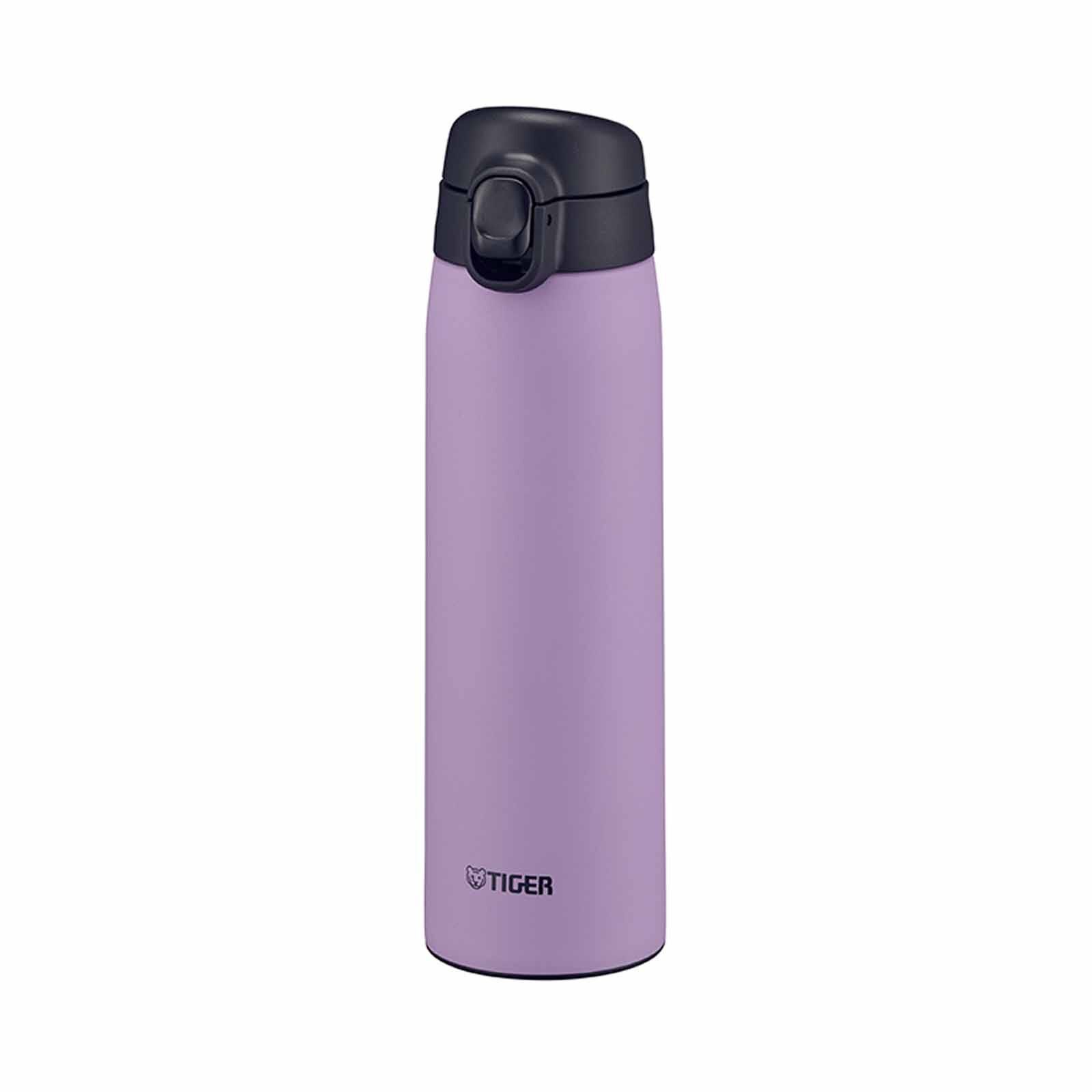 TIGER 0.5lt Push-button Lid Stainless Steel Bottle (lilac) MCT-K050 (VT)-image 1