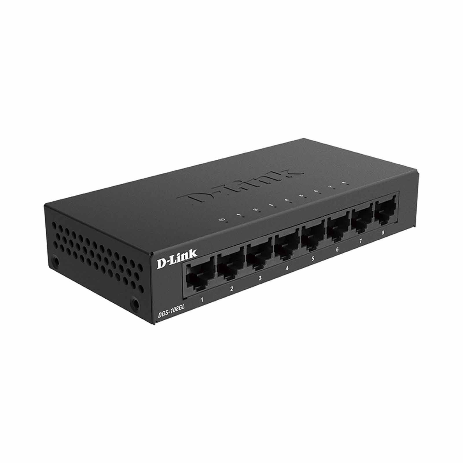 DLINK 8 Port Gigabit Metal Unmanaged Desktop Switch DGS-108GL-image 3