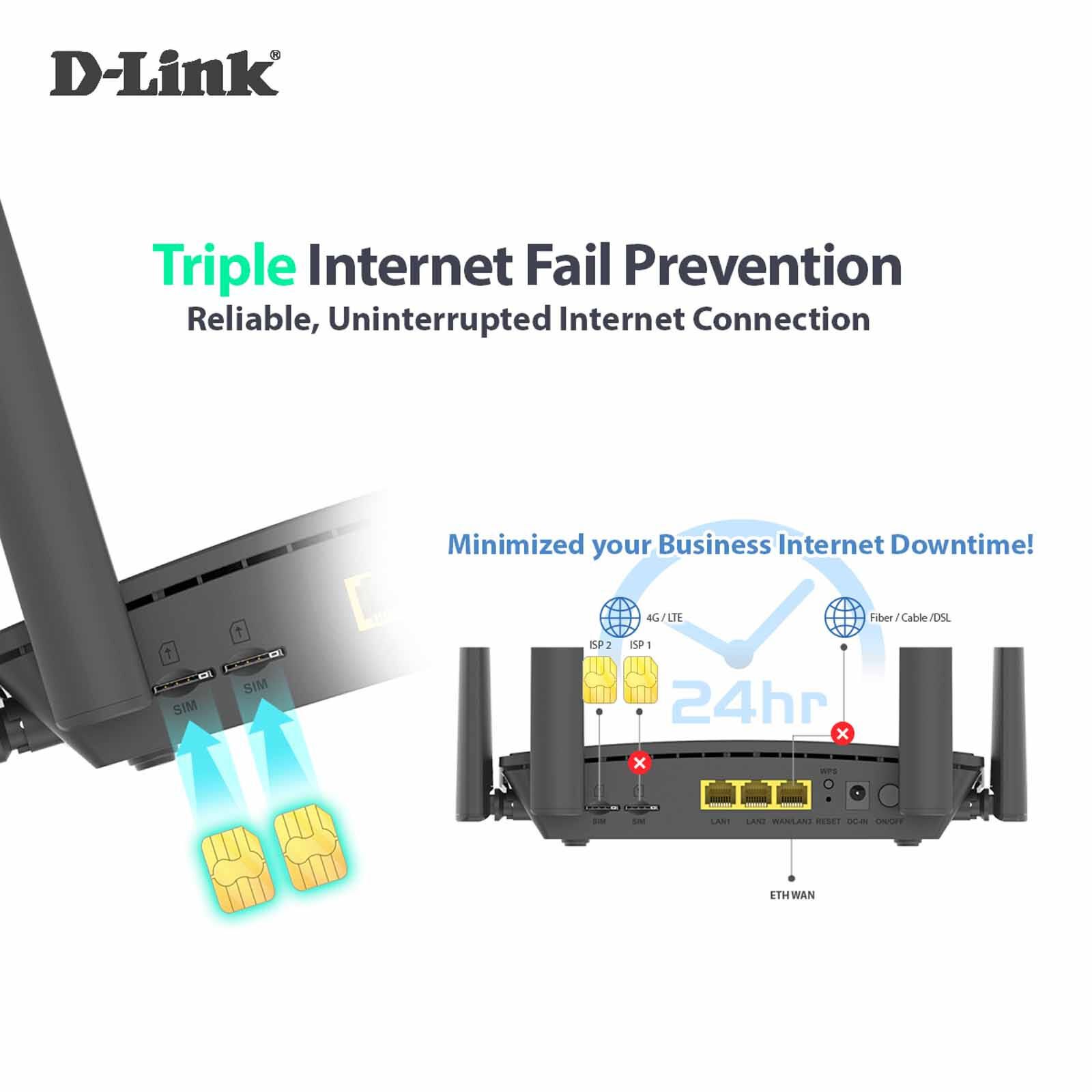DLINK Dual Sim N300 4g Lte Router DWR-M930DS-image 4