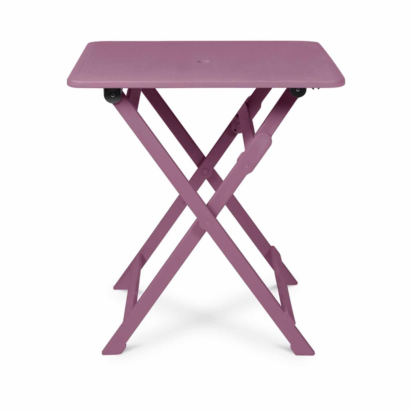 PHOENIX Flip Foldable Square Table Grape Purple70 X 70 X 75.9 Cm FLIP