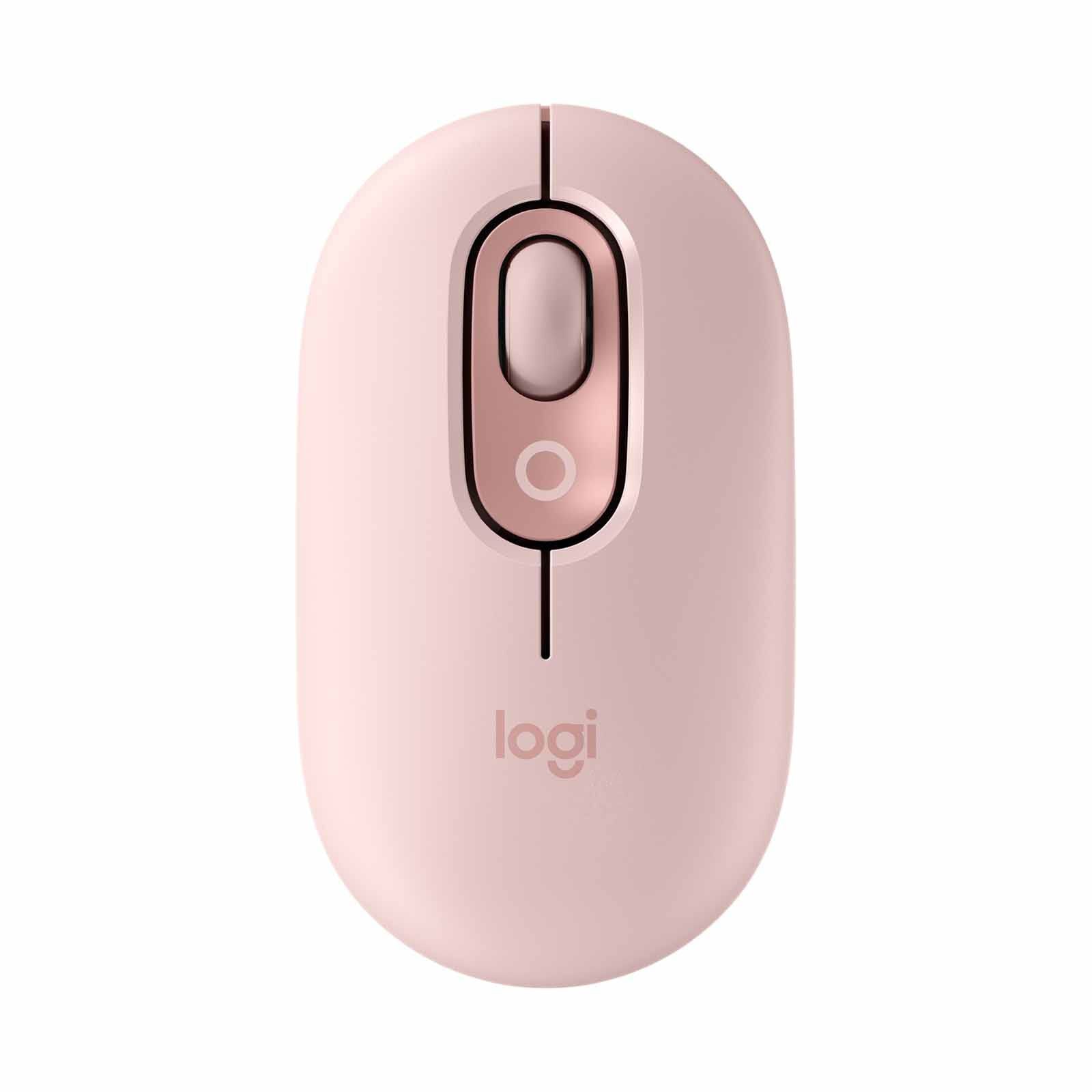 LOGITECH Pop Mouse With Emoji - Rose 910-007402