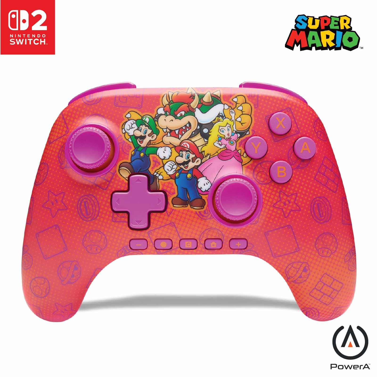 POWERA Nsw2 Advantage Wireless Controller Mario And Friends NSGP0548-01-image 1