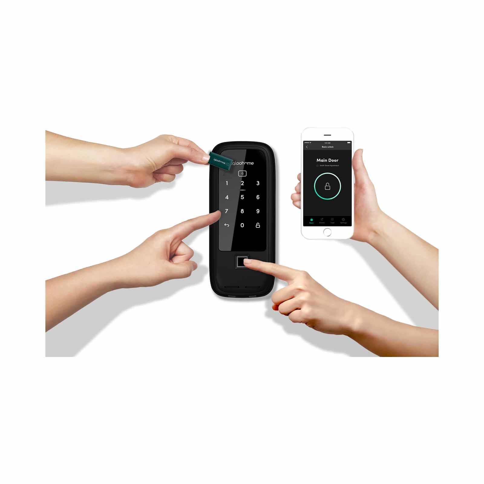 IGLOOHOME Rm2f(gate)+mt1 Gold (mortise Touch) RM2F(GATE)+MT1 GOLD (MORTISE TOUCH)-image 7