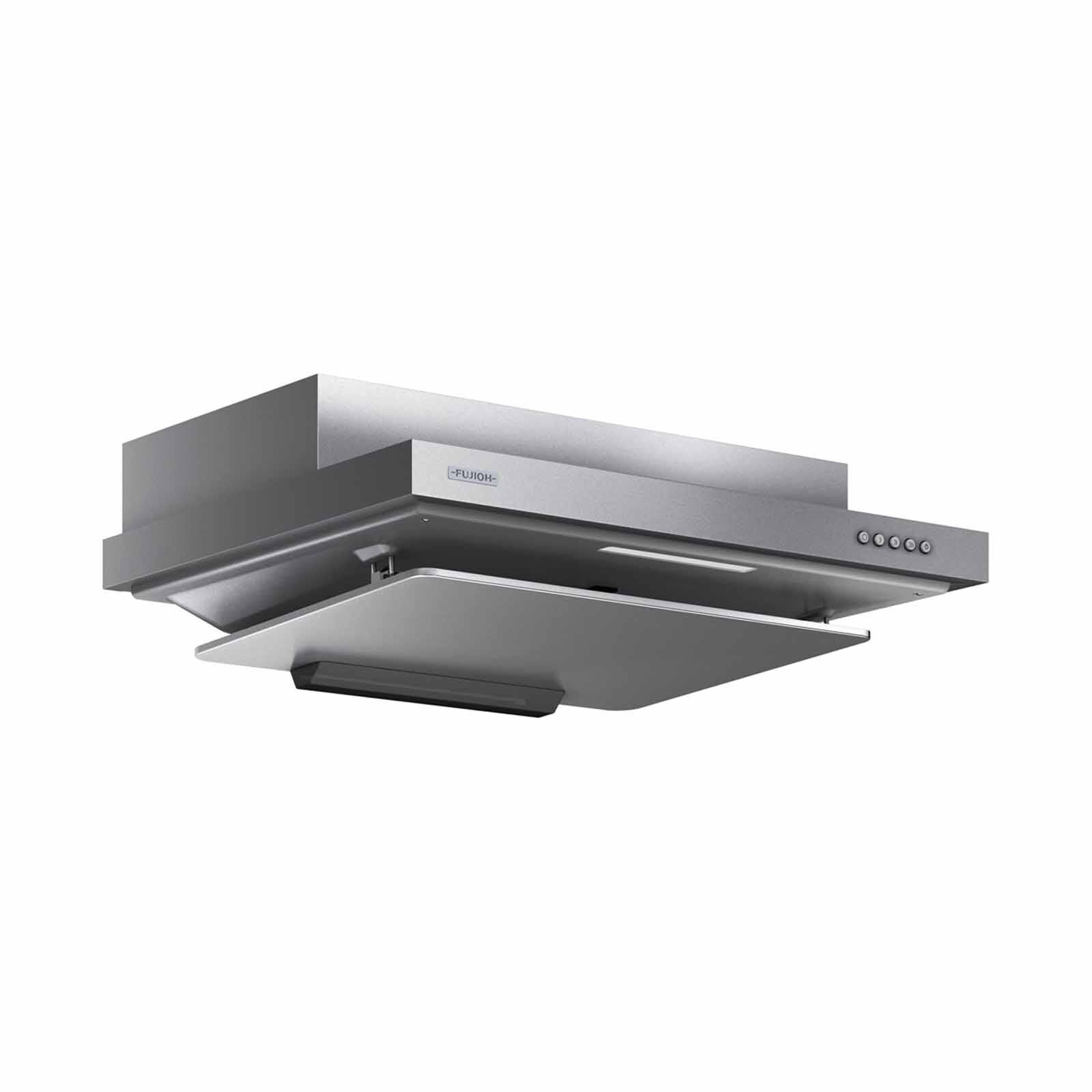 FUJIOH 90cm Made In Japan Slim Hood - Silver Metallic (exclude Installation) FR-FS2290VP SM-image 2