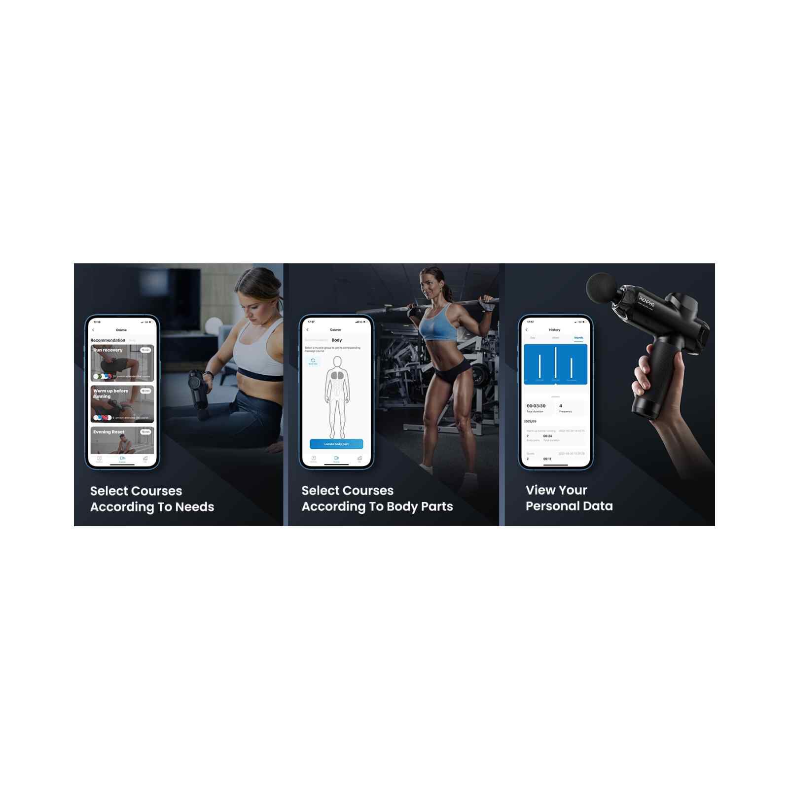 RENPHO Power + Black Massage Gun R-C001S-image 12