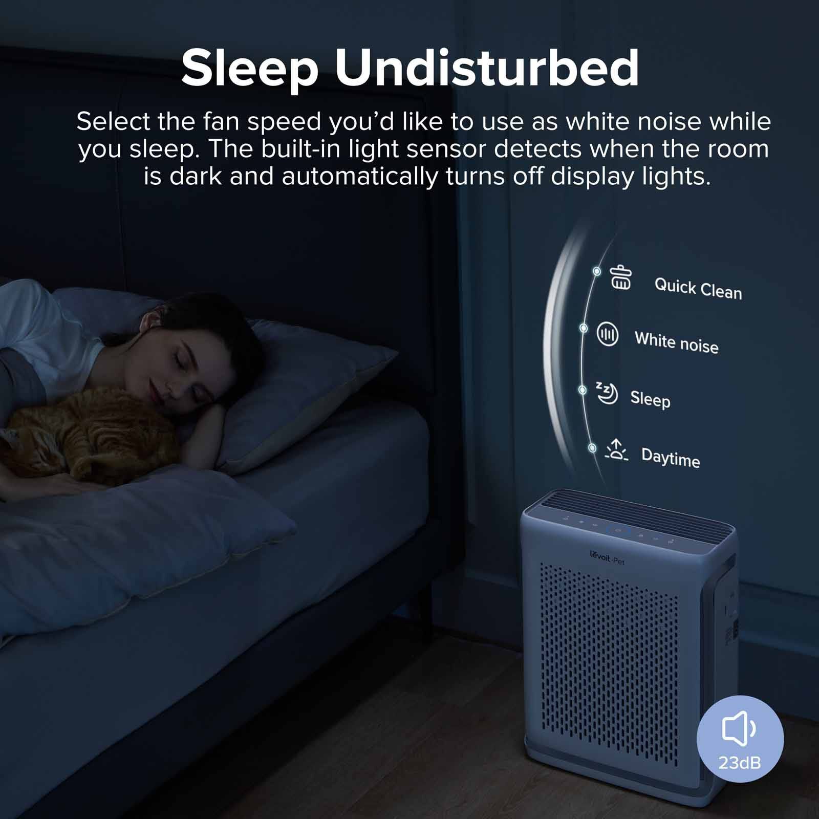 LEVOIT Vital 200s Pet Care H13 True Hepa Pet Fur Allergies Smart Air Purifier LV-VT200S-GY-image 11