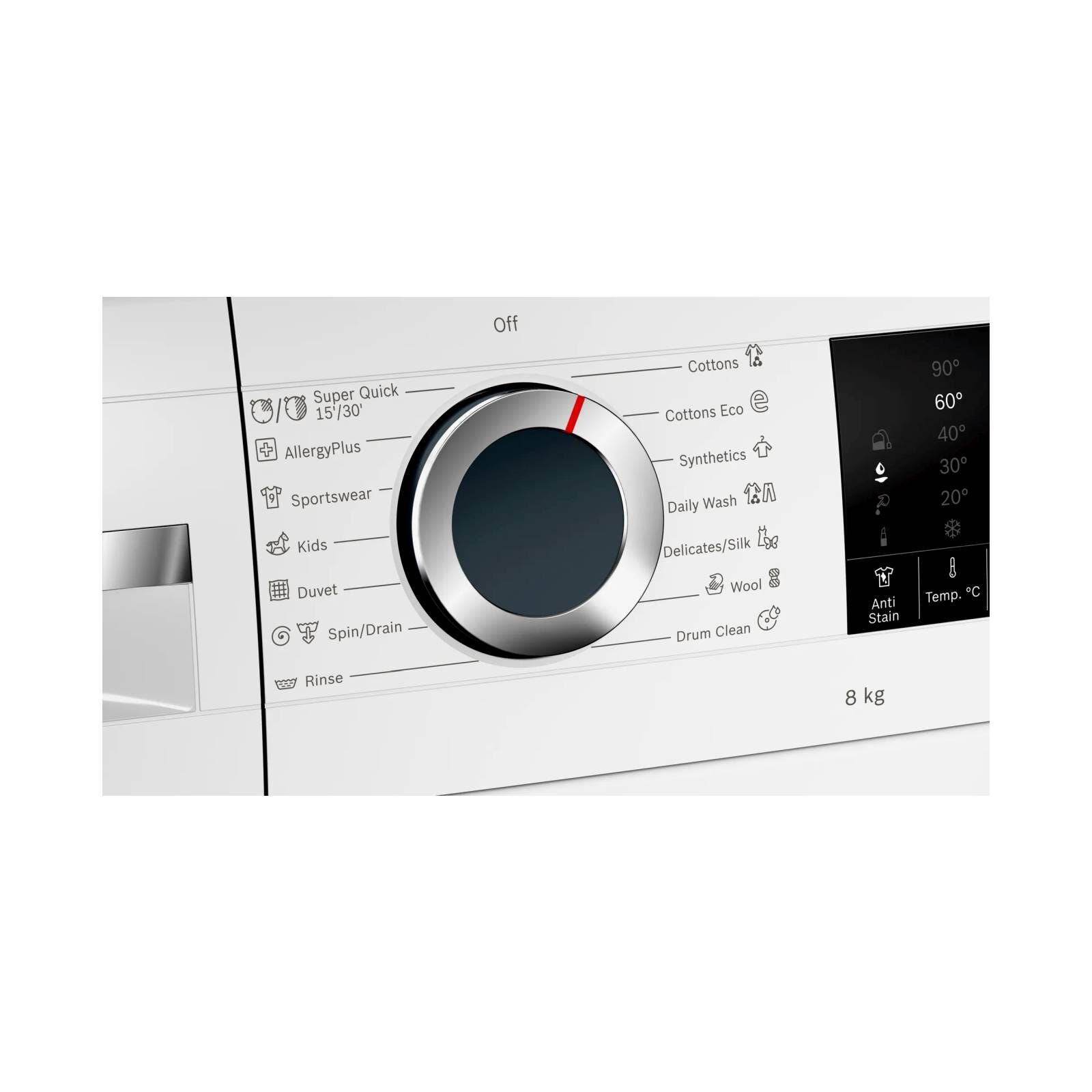 BOSCH Front Load Washer (8kg) WGG234E0SG-image 4