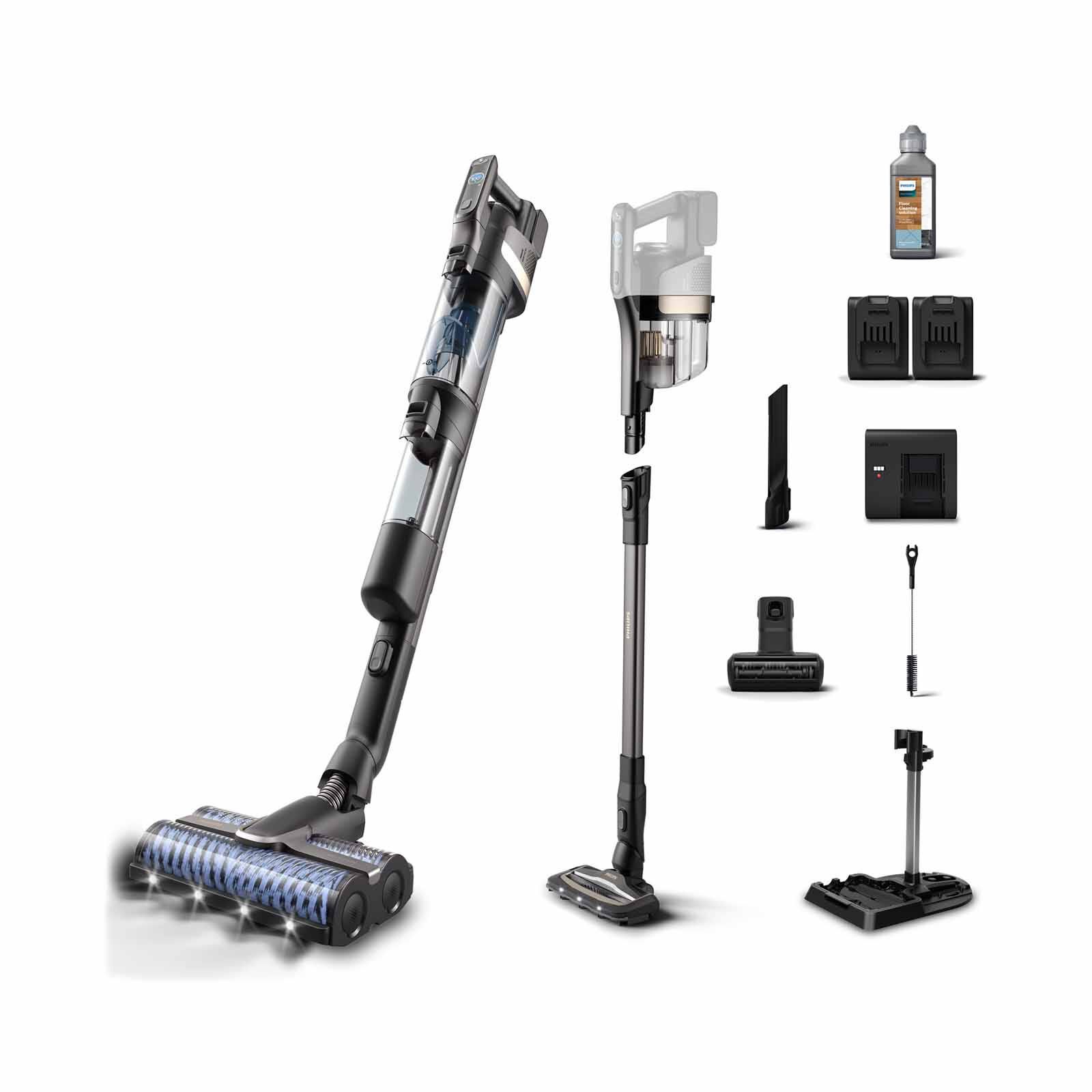 PHILIPS Series 9000 Aquatrio Cordless Vacuum & Wash XW9465/11-image 1