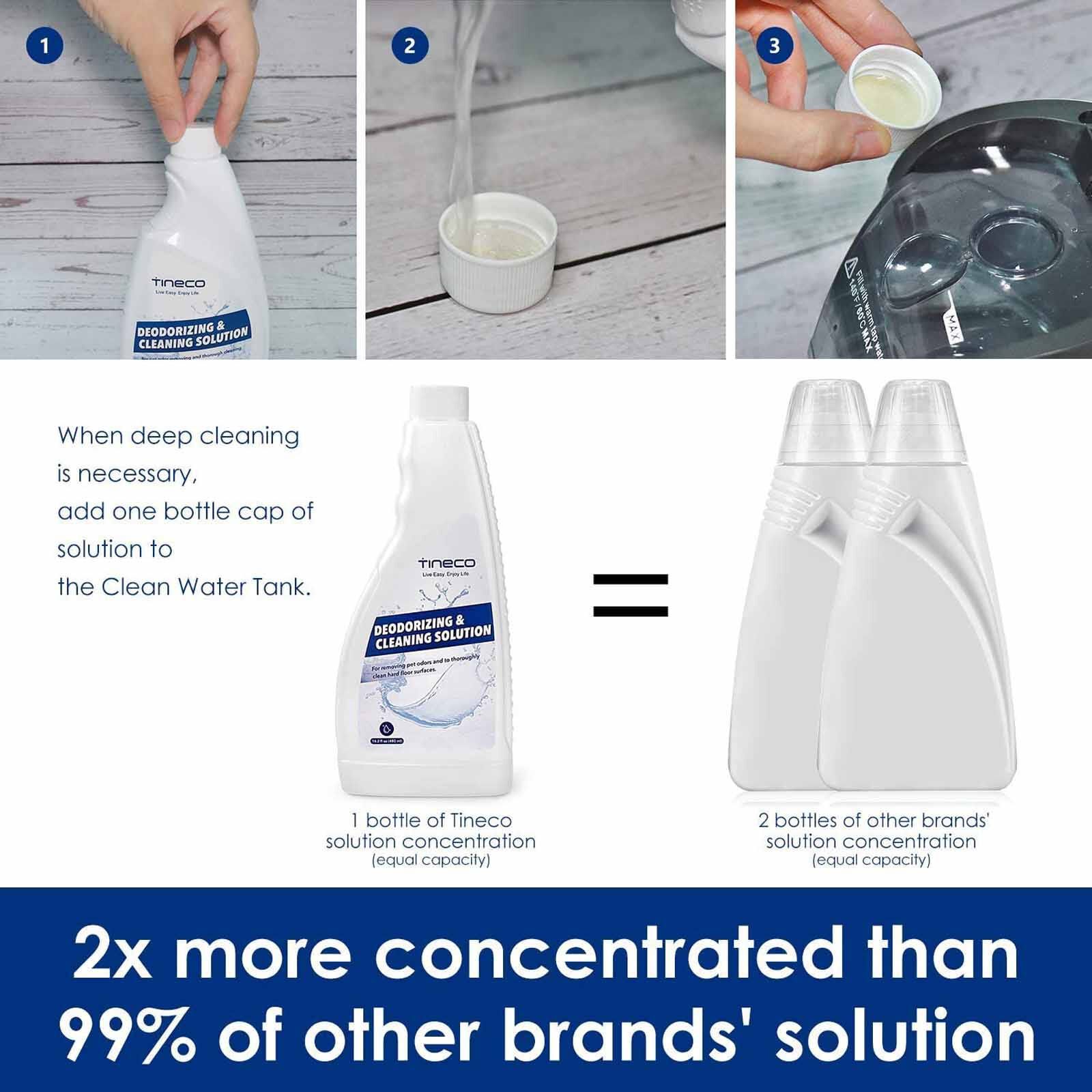 TINECO Bundle Of 2 Multi-surface Deodorizing Cleaning Solution (16.9oz/480ml) BUNDLE OF 2 DEODORIZING & CLEANING SOLUTION (480ML)-image 6