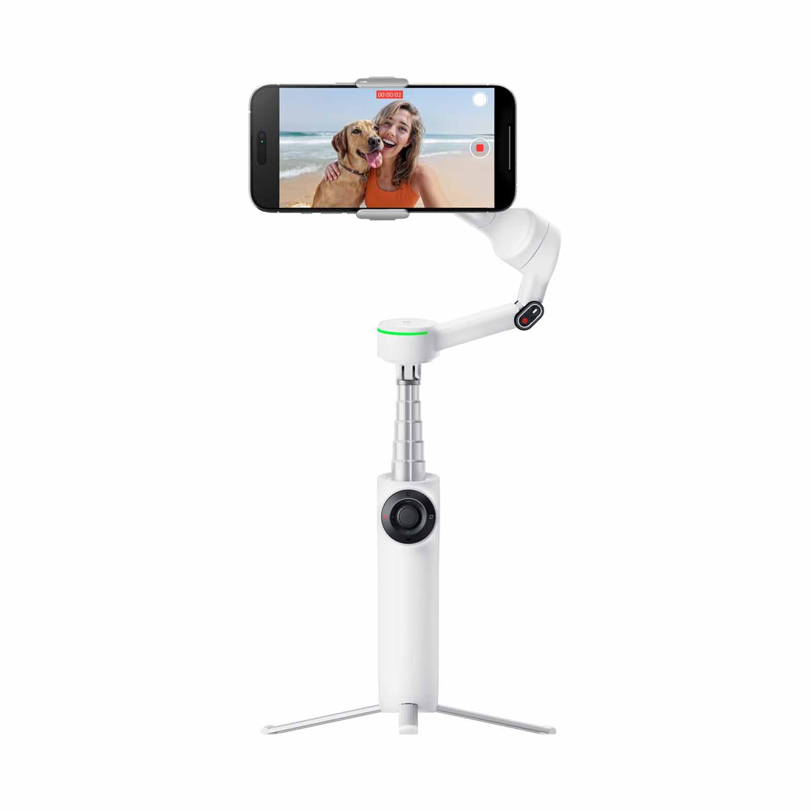INSTA360 Flow 2 Pro Ai Tracker Bundle Summit White FLOW 2 PRO AI TRACKER BUNDLE SUMMIT WHITE (CINSABQ)-image 5