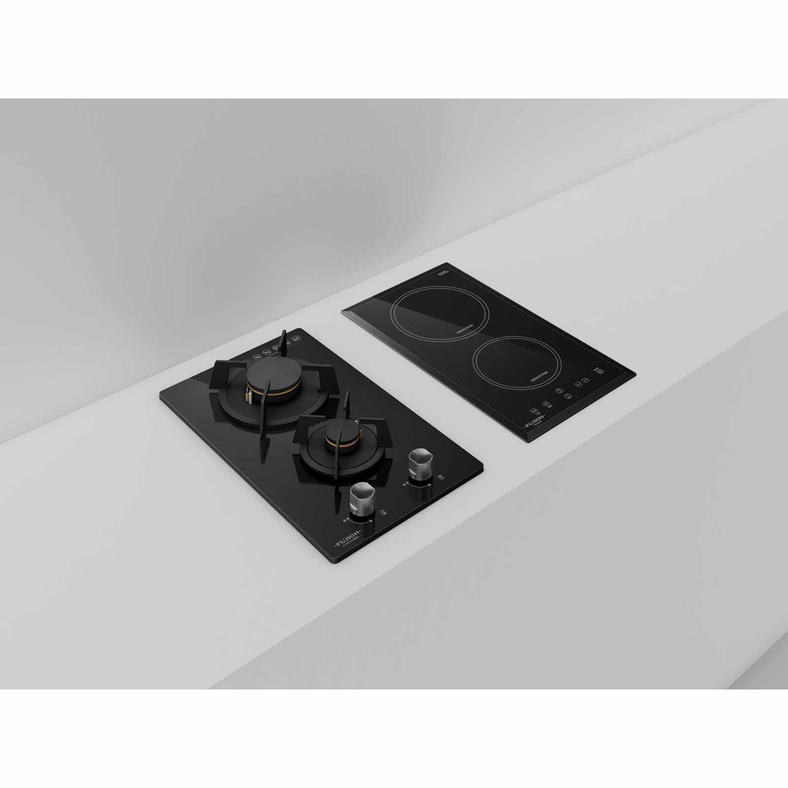 FUJIOH 30cm 2 Burners Gas Hob (lpg)(exclude Installation) FH-GS2525 SVGL LPG-image 5