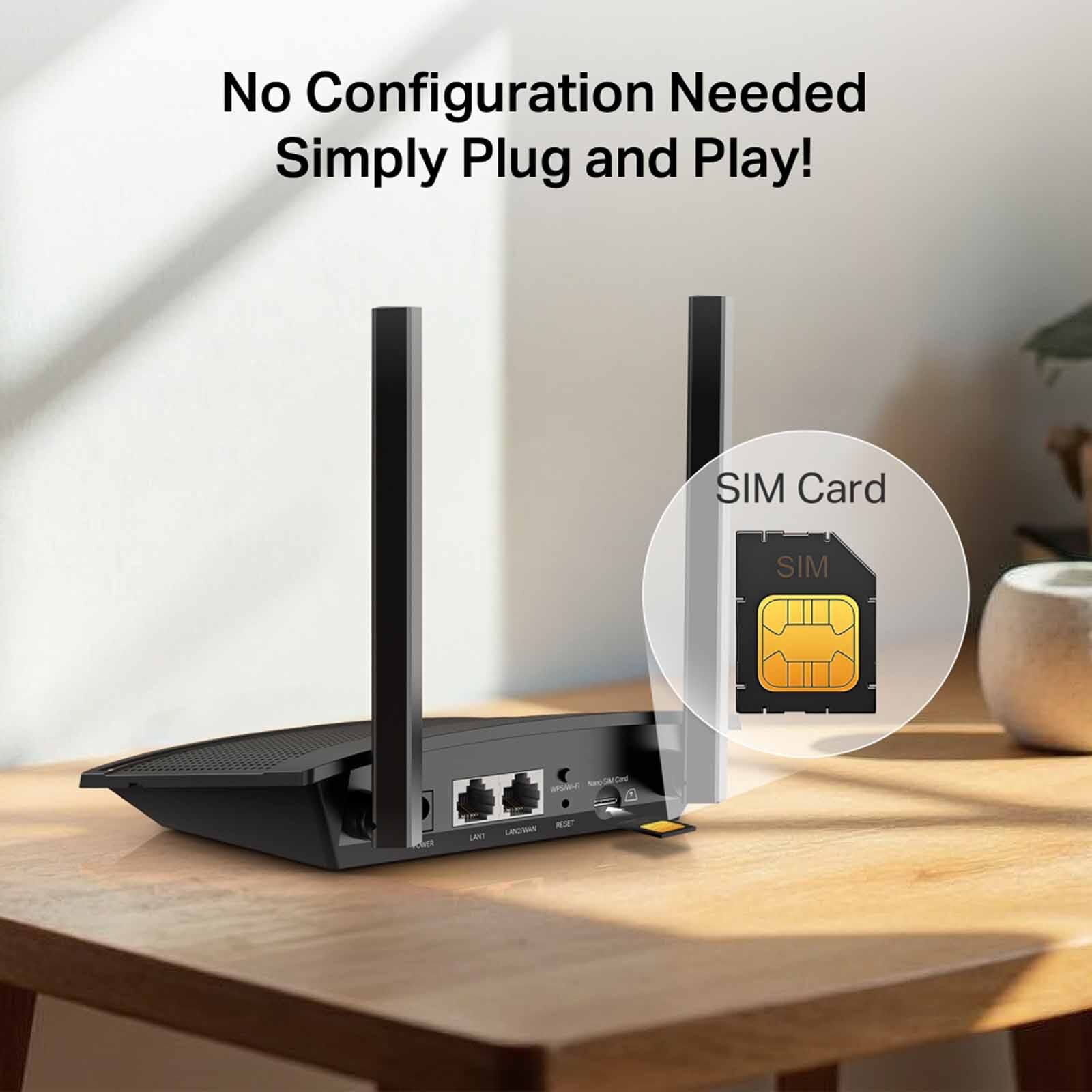 TP LINK 300 Mbps Wireless N 4g Lte Router TL-MR101-image 2