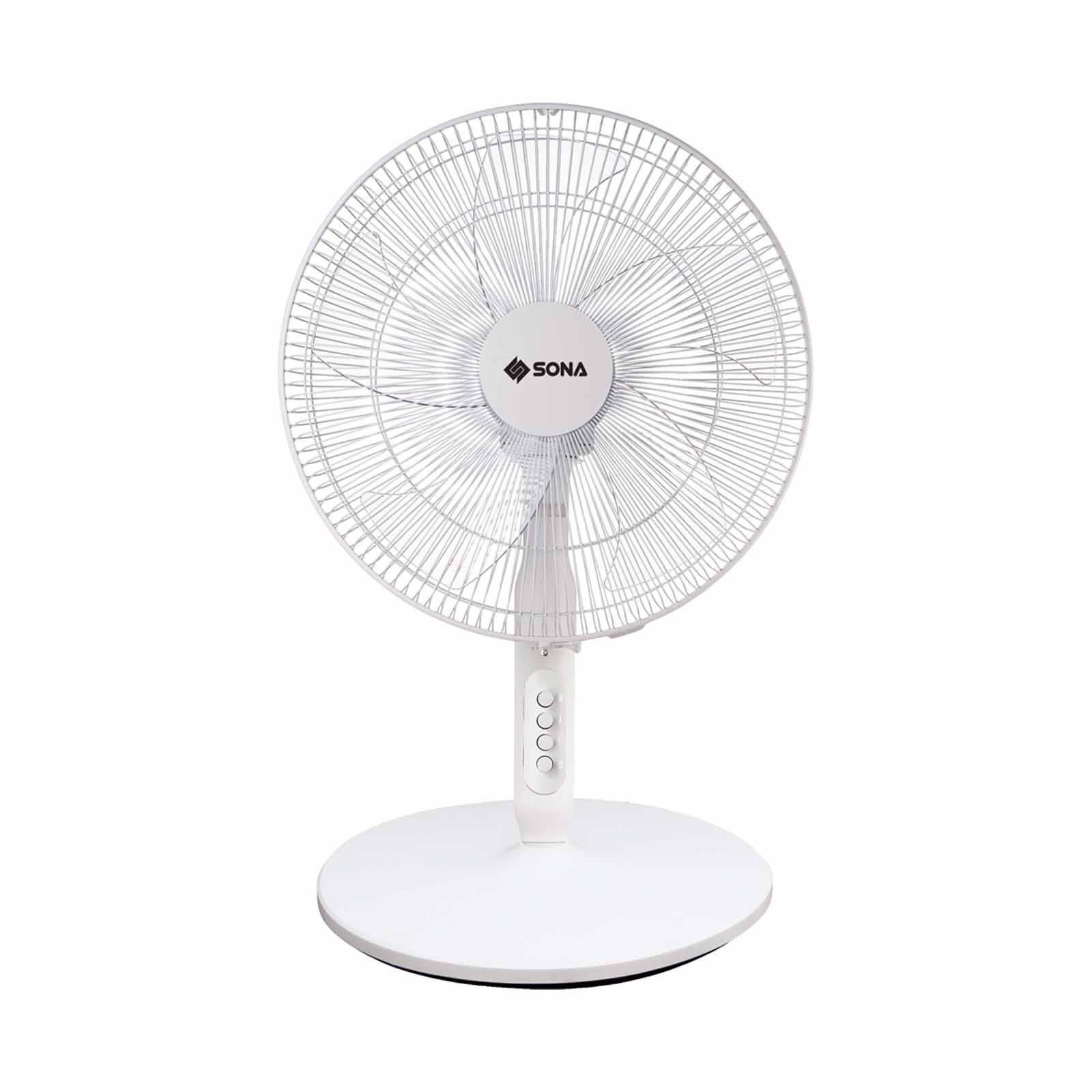 SONA 16 In Adjustable Stand Fan -white SFS6401-image 3