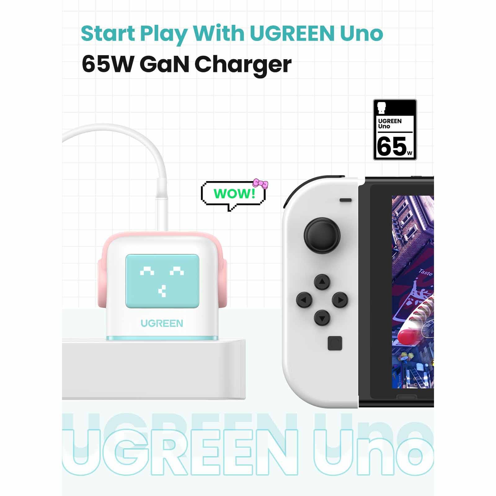 UGREEN Cd361_35857 Nexode Rg 65w Pd Gan Fast Charger Pink 35857-image 6