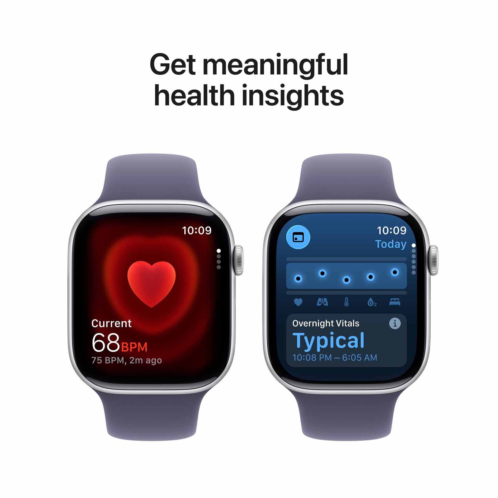 APPLE Watch Series 11 Gps + Cellular 46mm Silver Aluminium Case With Purple Fog Sport Band - S/m MFCP4X/A-image 8
