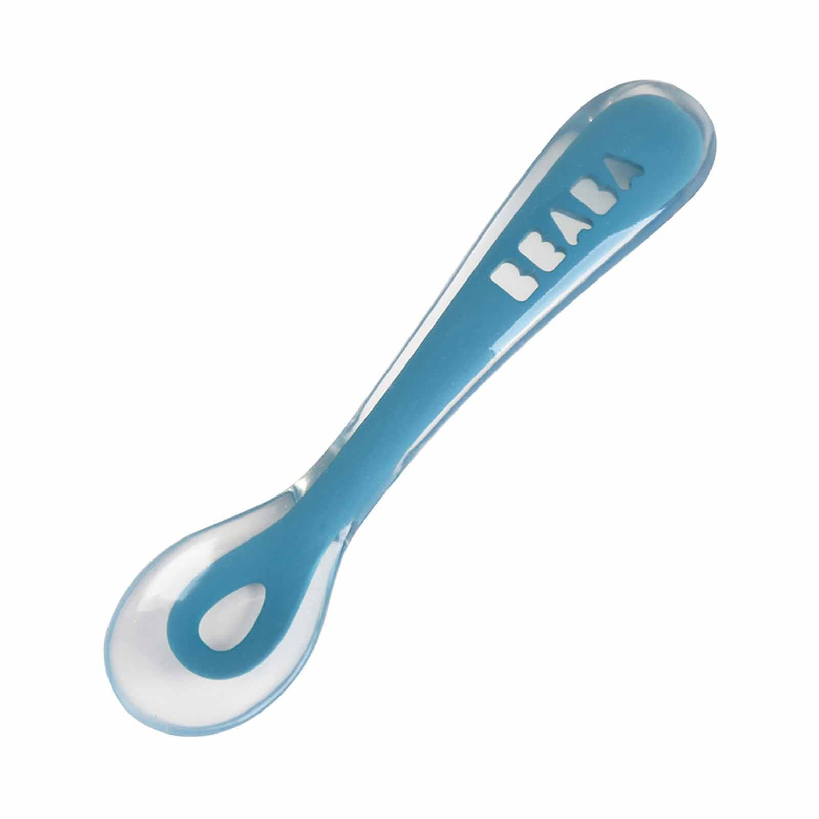 BEABA Soft Silicone Spoon - Blue (online) 2ND STAGE-image 1