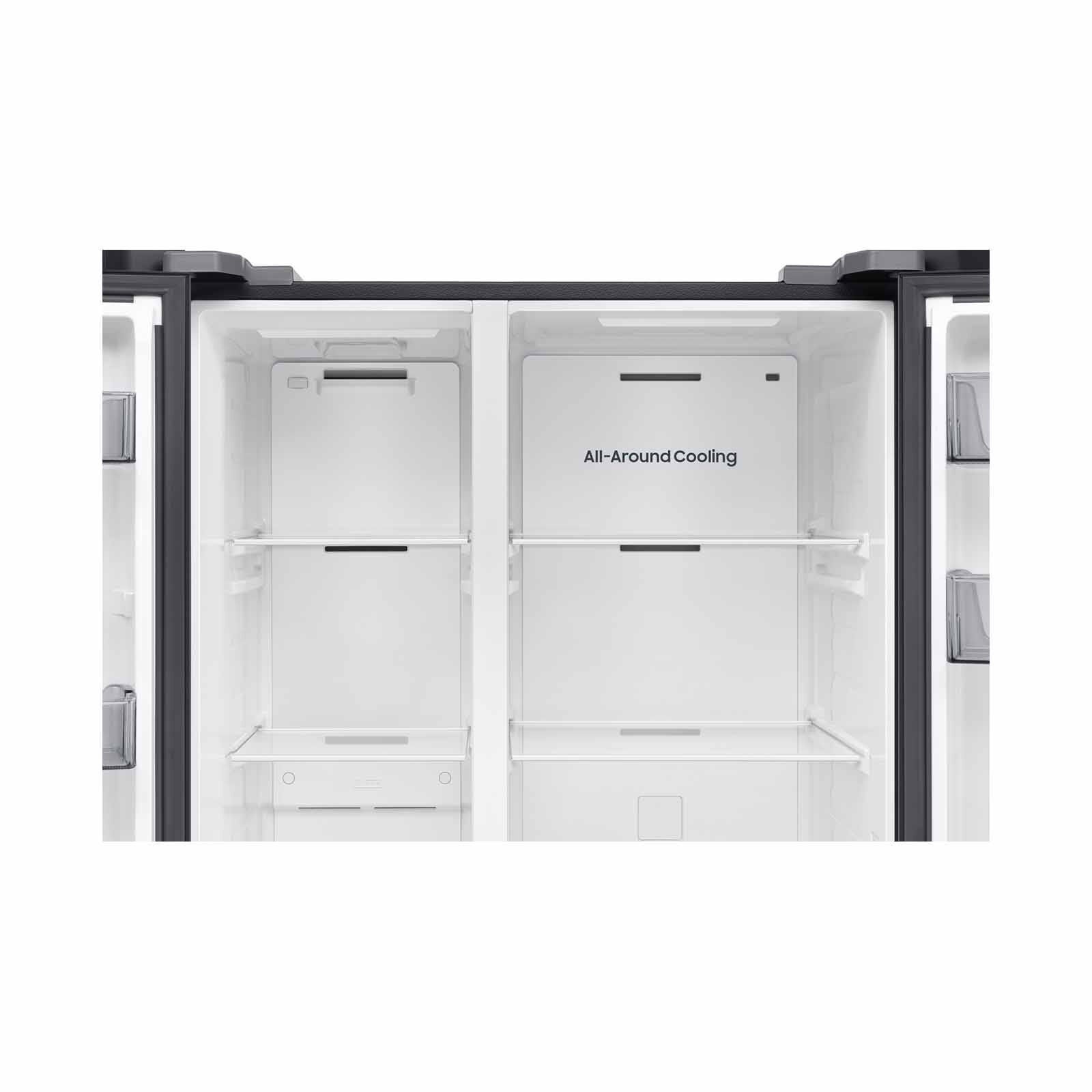 SAMSUNG Side By Side Fridge (655l) - Black Doi RS70F65Q3FSS-image 6