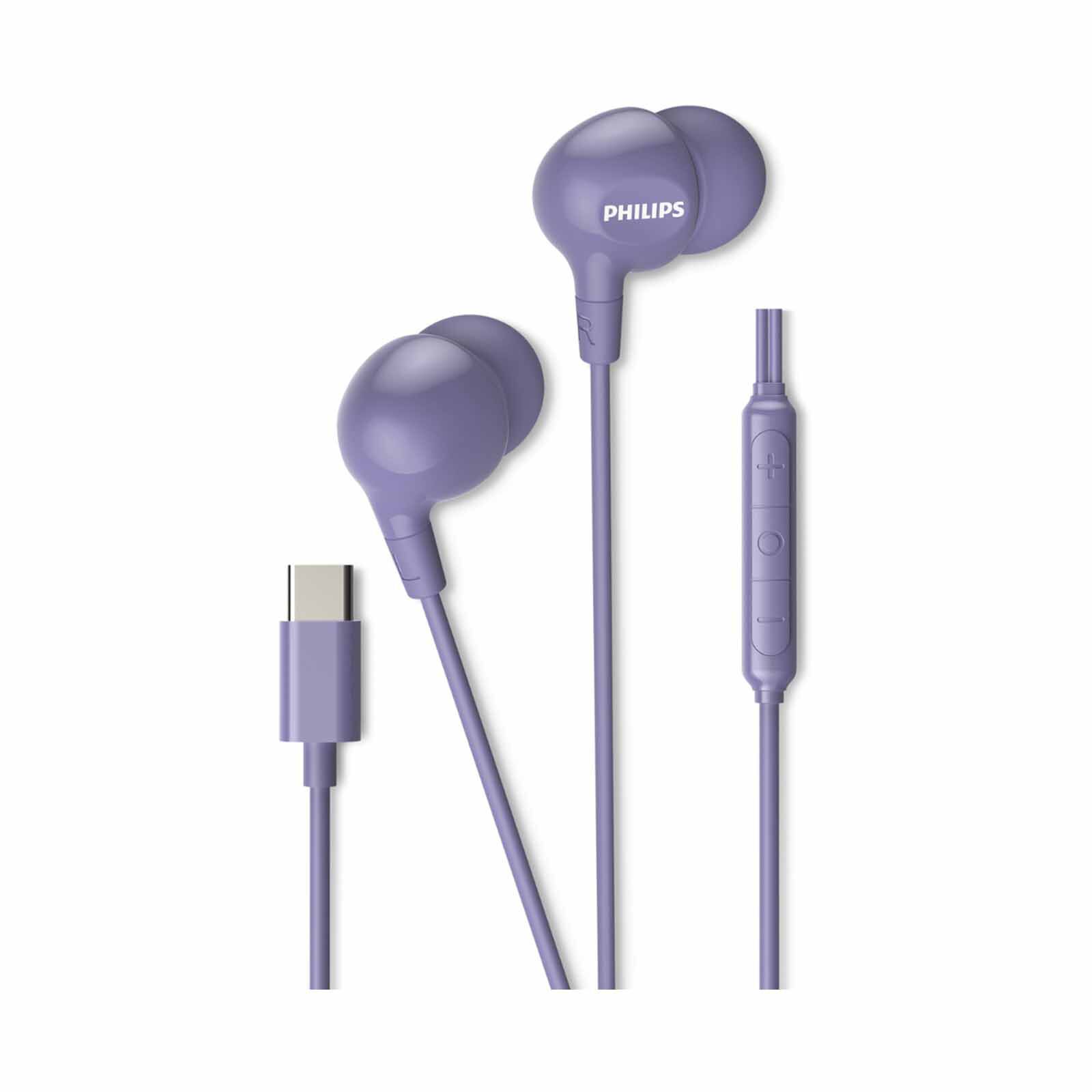 PHILIPS Wired In-ear, 1.2m, 10mm Neodymium Driver, Built-in Mic, Play/pause Button TAE2100PP/97
