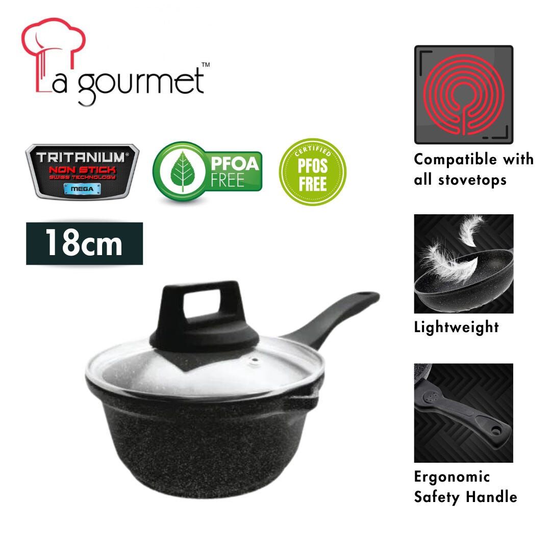 LA GOURMET Shogun Senjo 18cm Saucepan LGSO337986