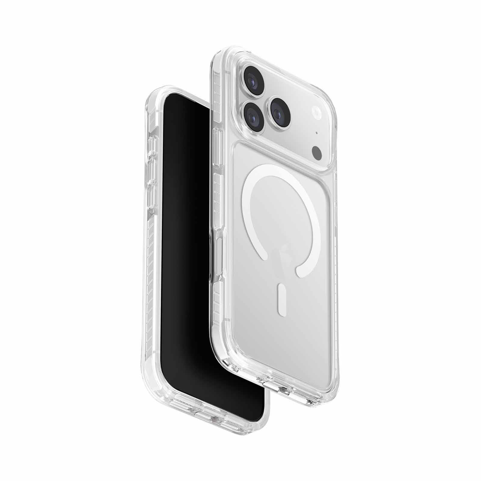 UNIQ Hybrid Iphone 17 Pro Max (2025) 6.9 Magclick Charging Combat - Blanc White UNIQ-IP6.9P(2025)-COMMBWHT-image null