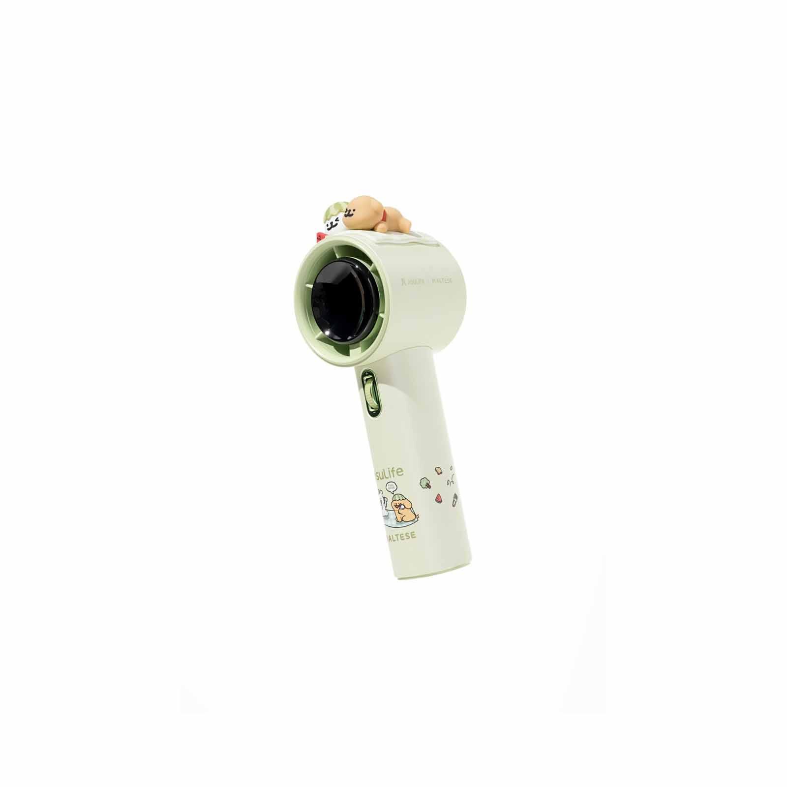 JISULIFE Handheld Fan Pro1(5000mah)-green-maltese Edition PRO1-GREEN-MALTESE-image 1