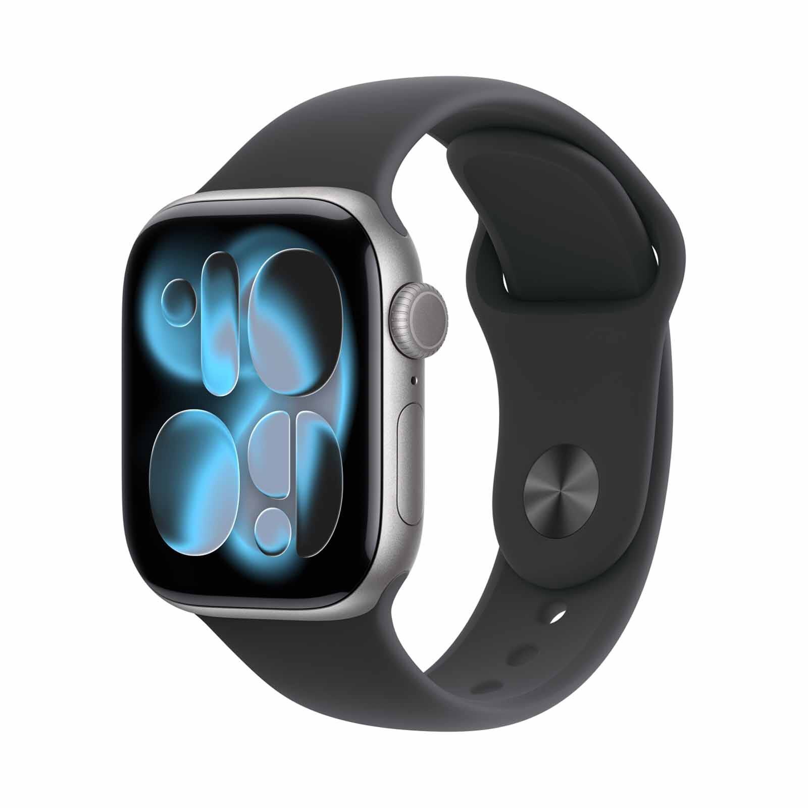 APPLE Watch Series 11 Gps 42mm Space Grey Aluminium Case With Black Sport Band - M/l MEQX4X/A-image 1