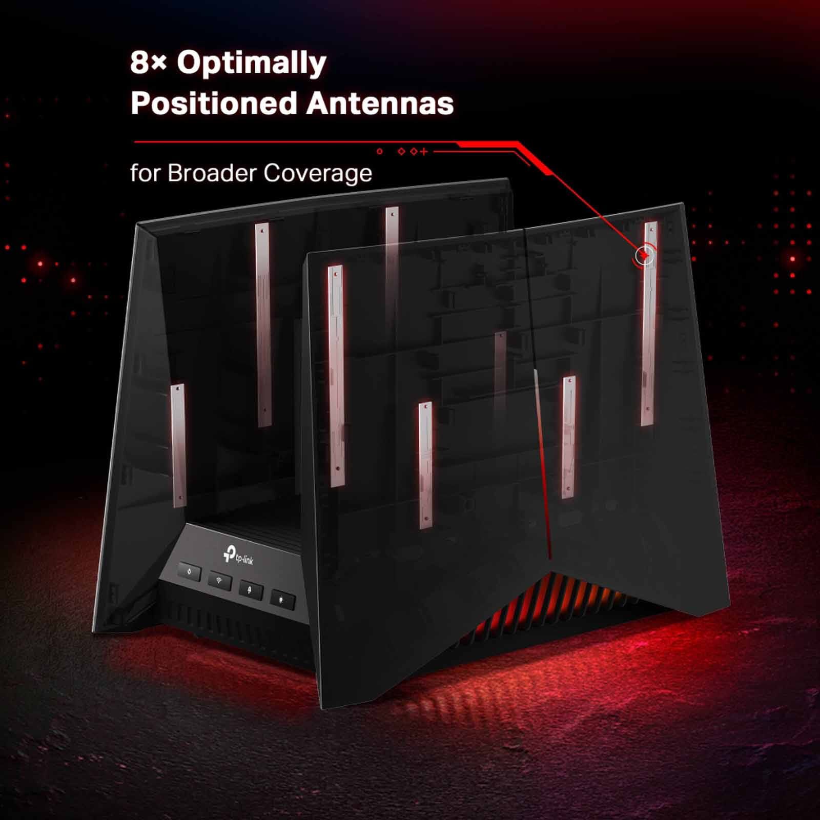 TP LINK Be19000 Tri-band Wi-fi 7 Gaming Router ARCHER GE800-image 6