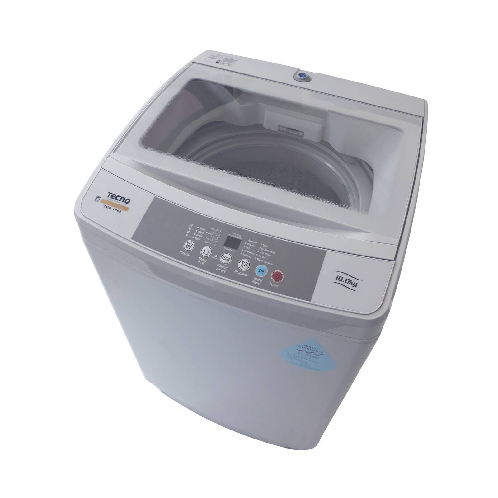 TECNO Top Load Washer (10kg) TWA1099-image 1