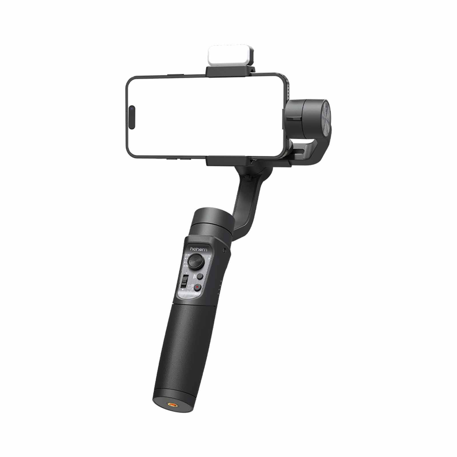 HOHEM Isteady Mobile+ 3-axis Smartphone Gimbal W/ Magnetic Fill Light - Black HT-ISTEADYMOBILE+KIT-image 2