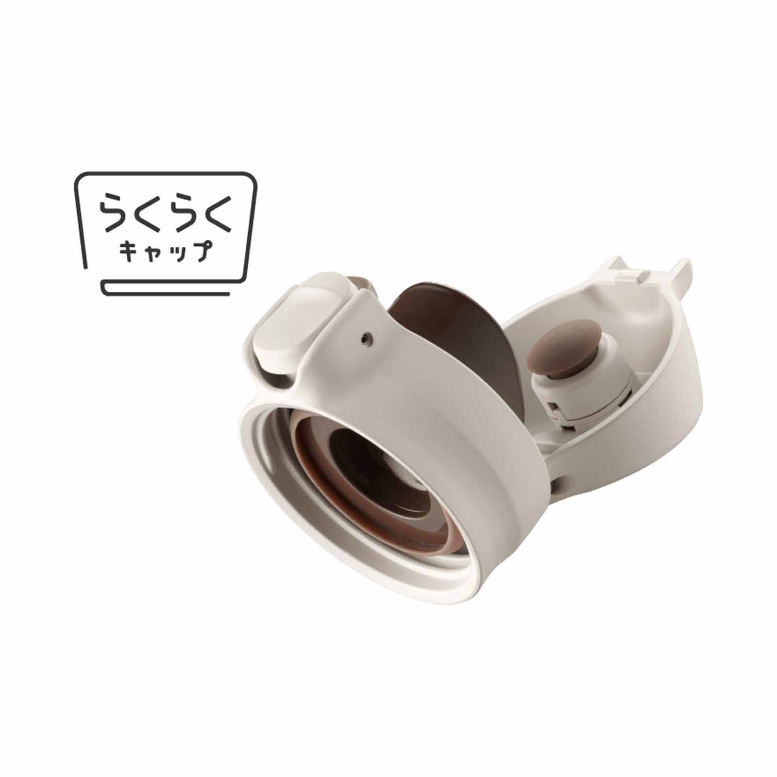 TIGER 500ml Vacuum Stainless Steel Bottle (shell White) MKR-W050 (WR)-image 3