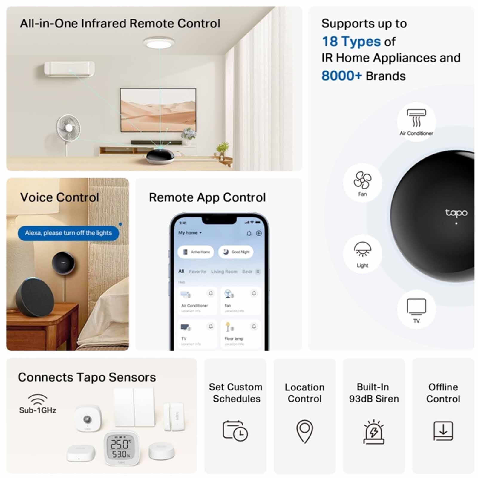 TP LINK Smart Ir & Iot Hub TAPO H110-image 3