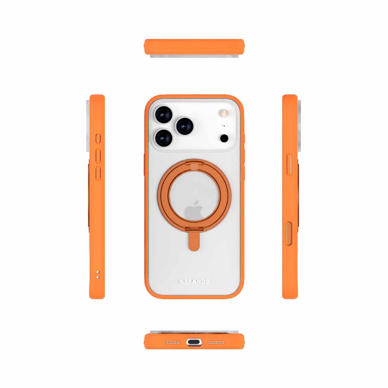 N.BRANDZ Mag360 Touch 360 Rotation Protective Case For Iphone 17 Pro Max-sunset Gold N-MAG360-IP17PM-SG