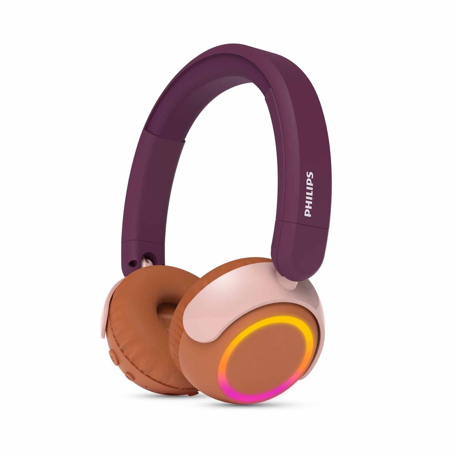PHILIPS Kids Wireless On-ear Headphones Magenta Purple TAK4200MP/00-image 1