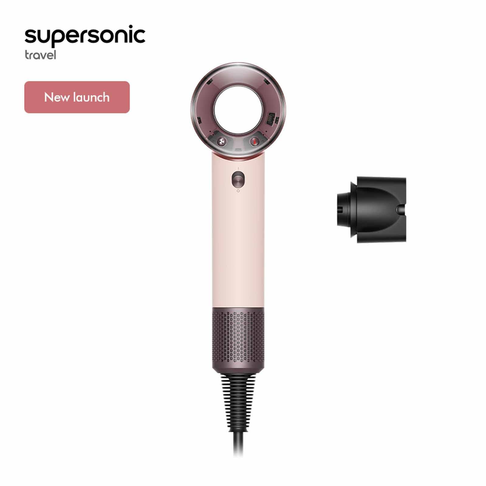 DYSON Supersonic Travel Hair Dryer Hd19 (492448-01) - Ceramic Pink/rosegold HD19 HK/MY/SG CEPK/ROSEGD-image 1