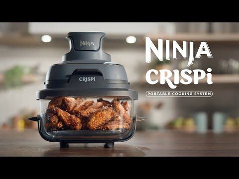 NINJA Crispi Portable Air Fryer (3.8l) - Soft Sage FN101SMSG-image 2