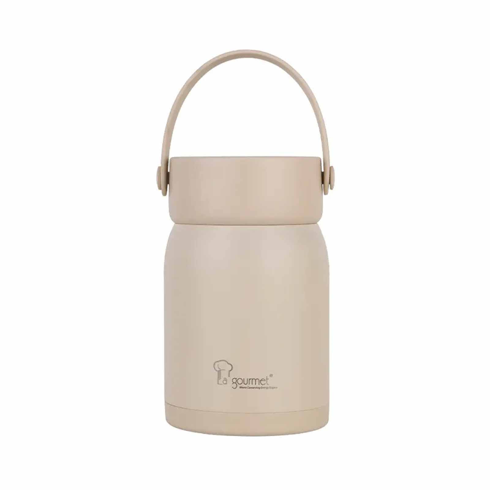 LA GOURMET Thermobliss 0.7l Food Jar With Handle - Milk Tea LGTBC436290-image null