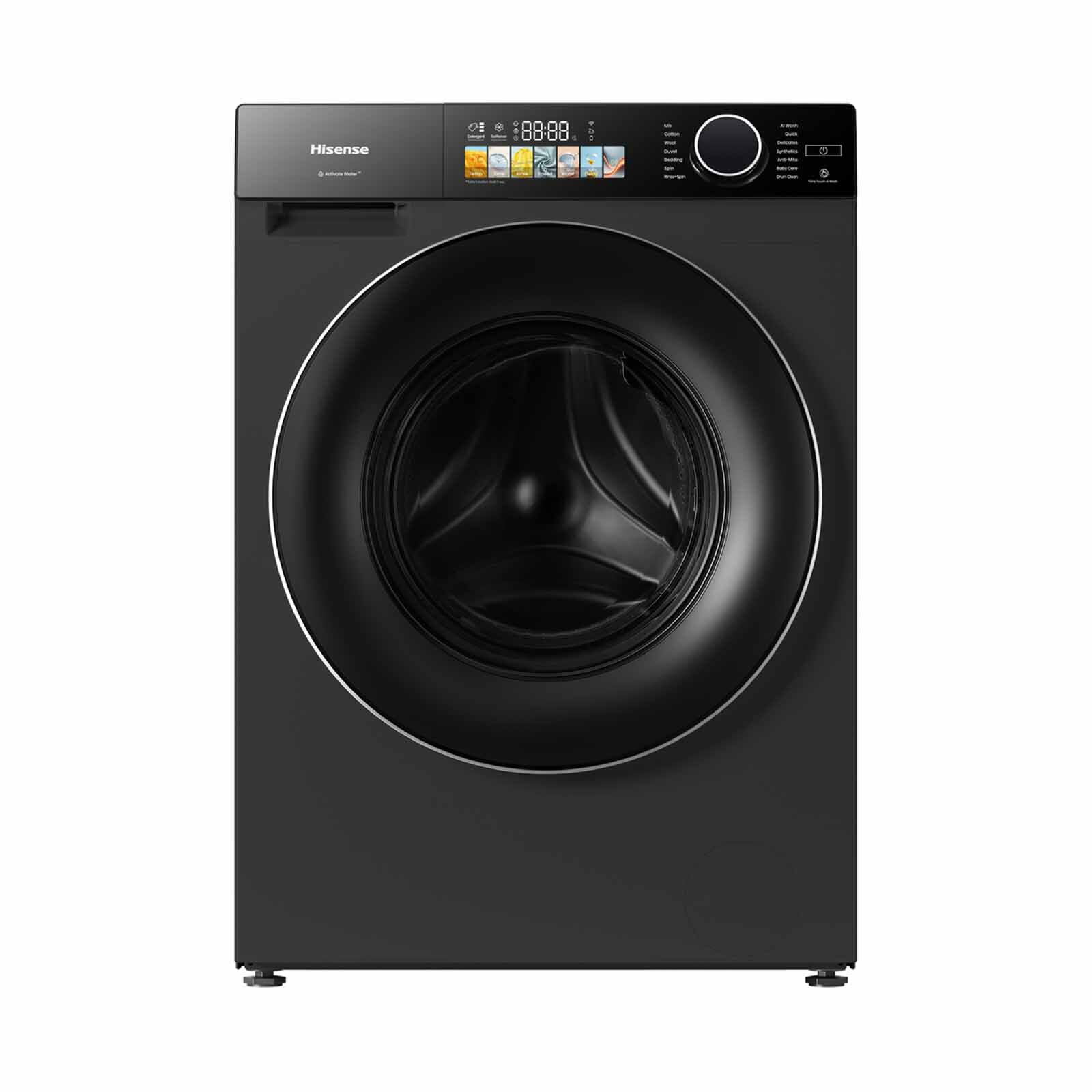 HISENSE Front Load Washer - Black (12kg) WF120M5-image 1