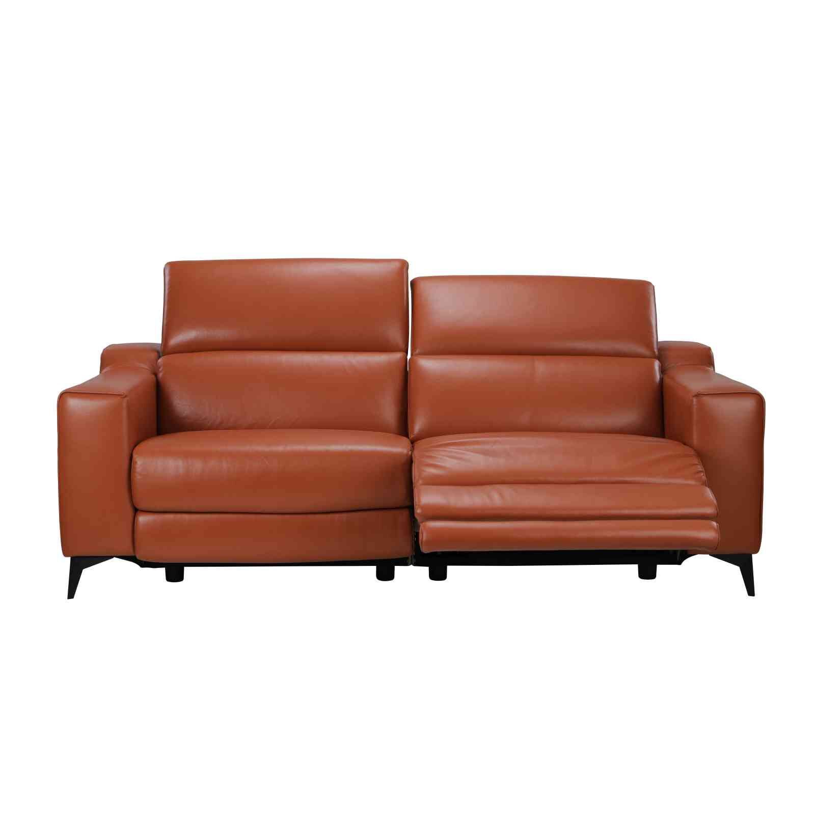 3rr Seater (hl) C10 Mto Half Leather Incliner Sofa NINA-image 4