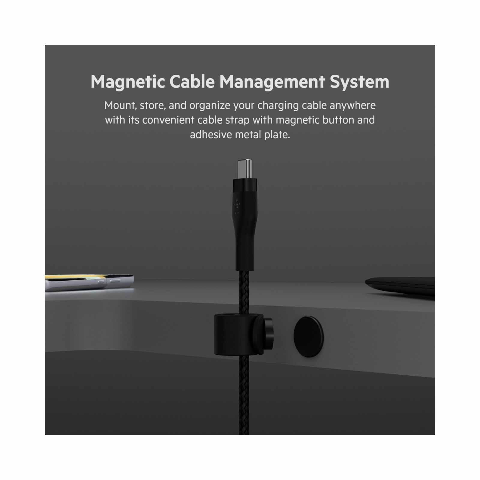 BELKIN Boostcharge Pro Flex Usb-c To Usb-c Cable 60w 1m Black CAB011BT1MBK-image 5
