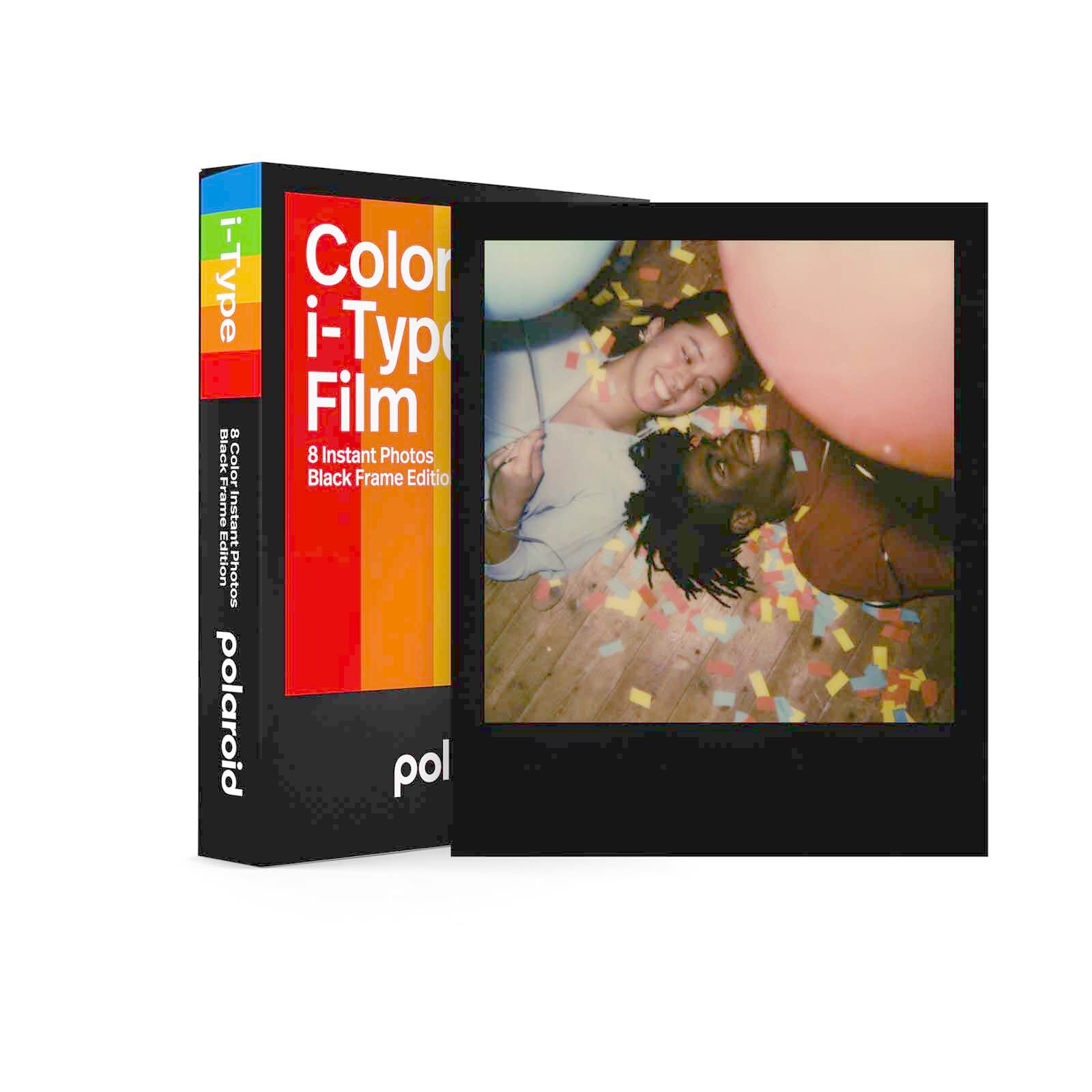 POLAROID Color Film For I-type 8 Sheets (black Frame) 006019-image 1