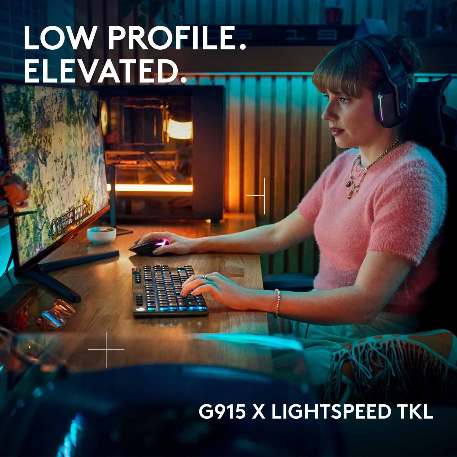 LOGITECH G915 X Lightspeed Tenkeyless Black Keyboard Gl-linear 920-012748-image 4