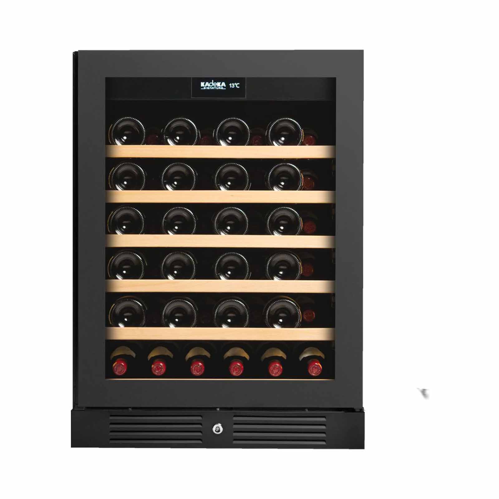KADEKA Wine Chiller - Matt Black (46 Bottles) (left Opening) KSP46TL-image 1