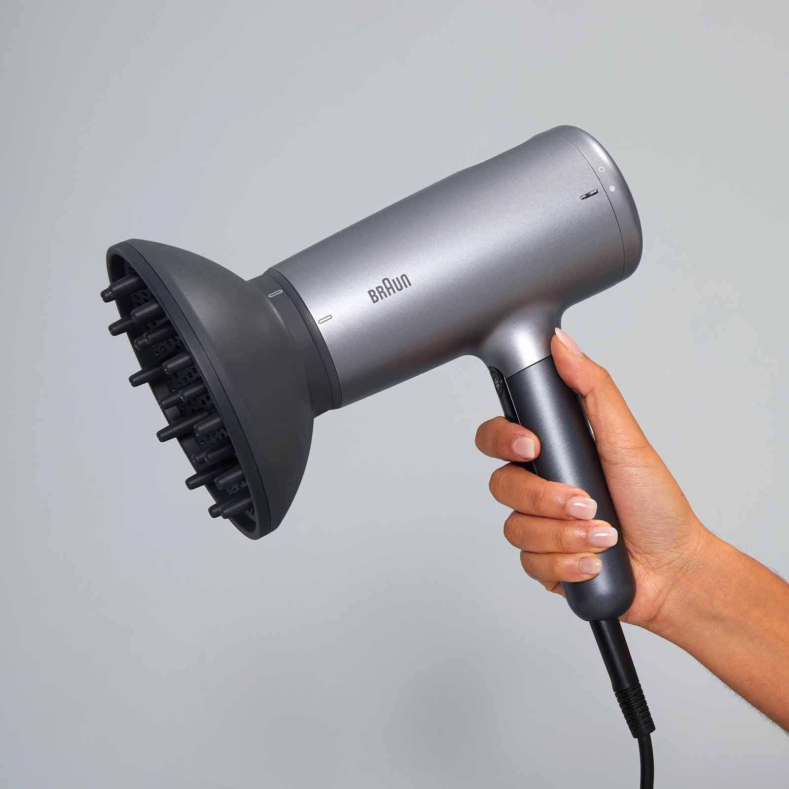 BRAUN Hair Dryer (2200w) - Motor Grey HD 435-image 7