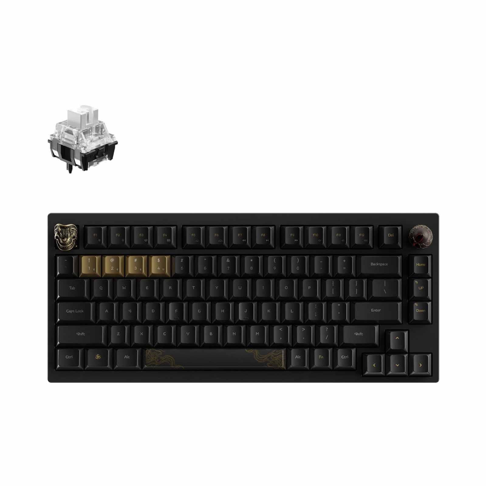 KEYCHRON Black Myth: Wukong, Full Assembled, Rgb, Ttc Bluish White Switch, Keyboard - Deluxe Version KYCN-WKD-20-image 1