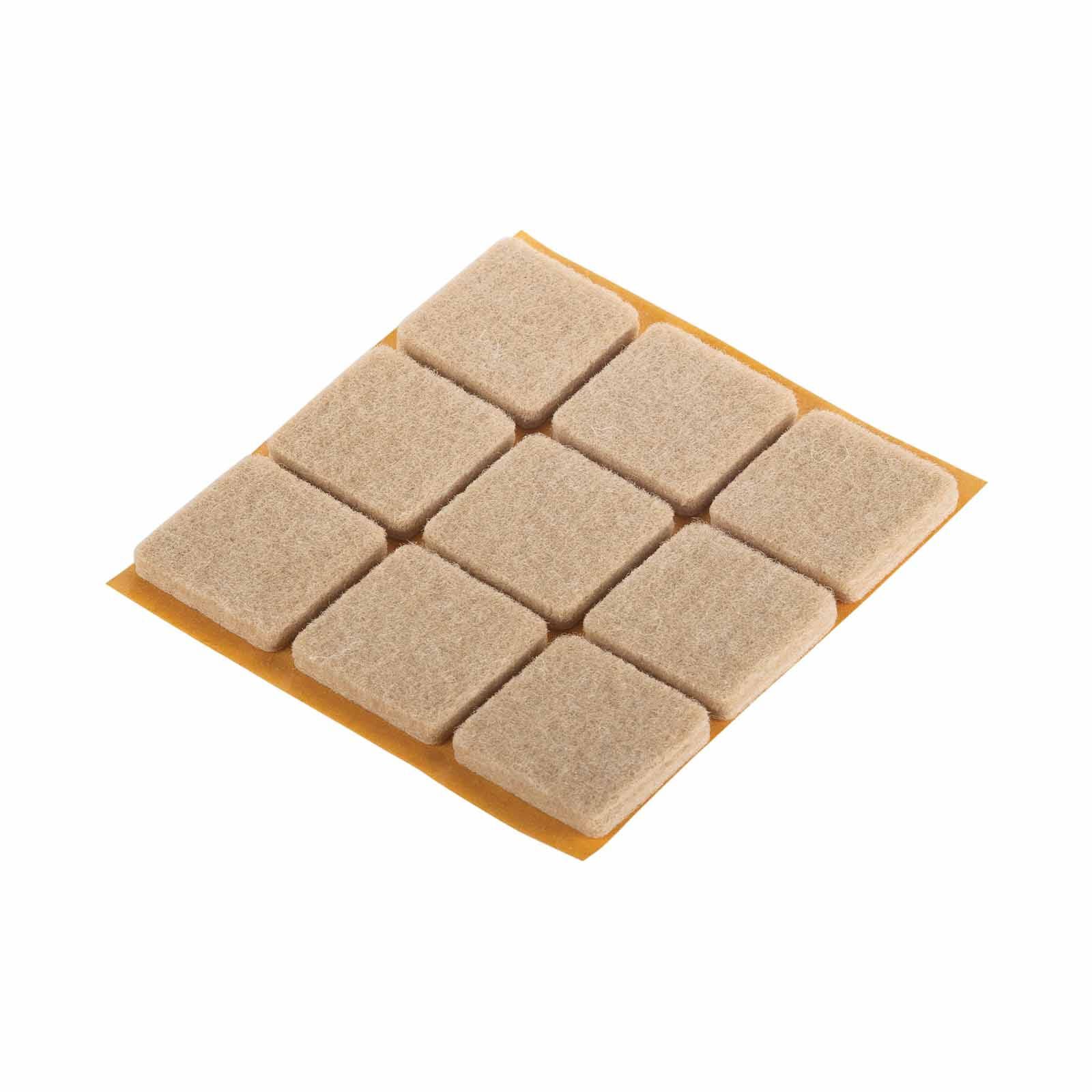 FIX-O-MOLL Self Adh 25x25mm BIG DUO PARQUET GLIDERS