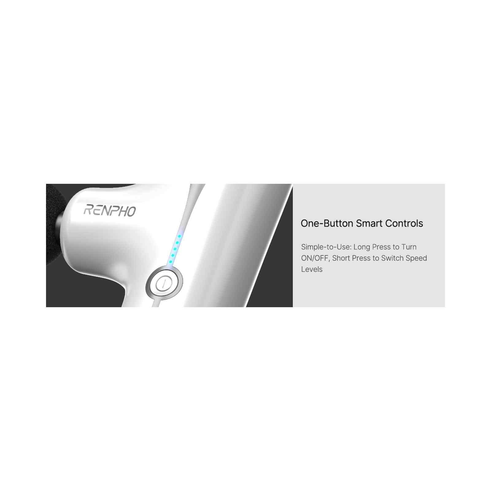 RENPHO Mini Massage Gun - White GM173 - WH-image 9