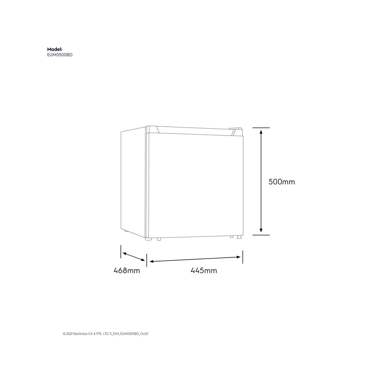 ELECTROLUX Mini Bar Fridge (44l) EUM0500BD-SG-image 6